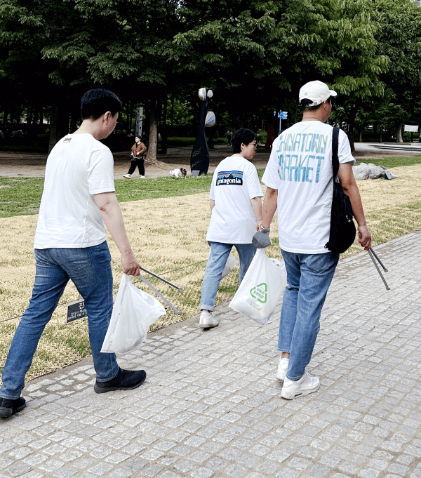 서울숲 쓰담쓰담 환경정화 운동 활동 이미지 2